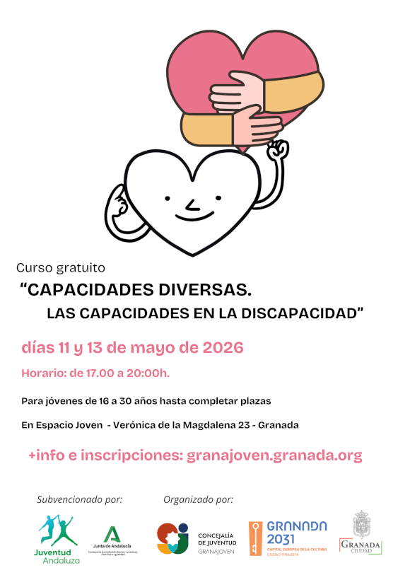 Cursos: Taller gratuito: CAPACIDADES DIVERSAS. LAS CAPACIDADES EN LA DISCAPACIDAD